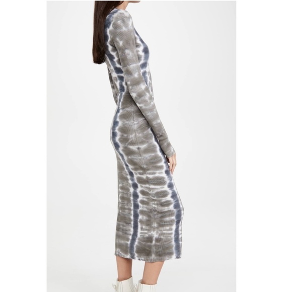 Young Fabulous & Broke Dax Tie Dye Maxi Bodycon Dress Size Medium - Picture 3 of 8